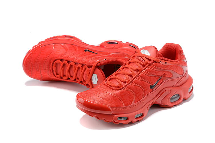 New Nike Air Max Plus Hot Red Black Shoes